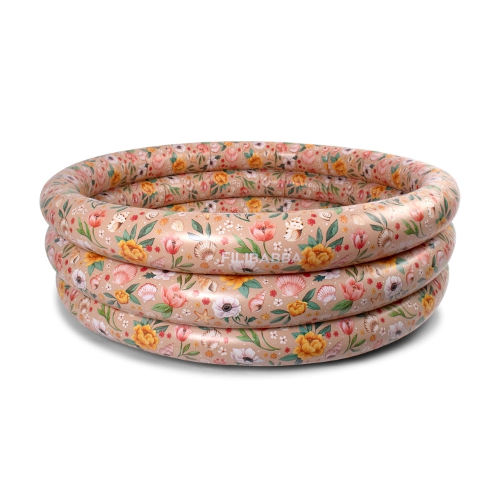 Filibabba Pool Alfie - Ocean Blossom - Pink - 80 cm (FI-03612) i gruppen HJEM, HUS & HAVE / Have og gårdhave / Pool & Tilbehør / Pools hos TP E-commerce Nordic AB (D24295)