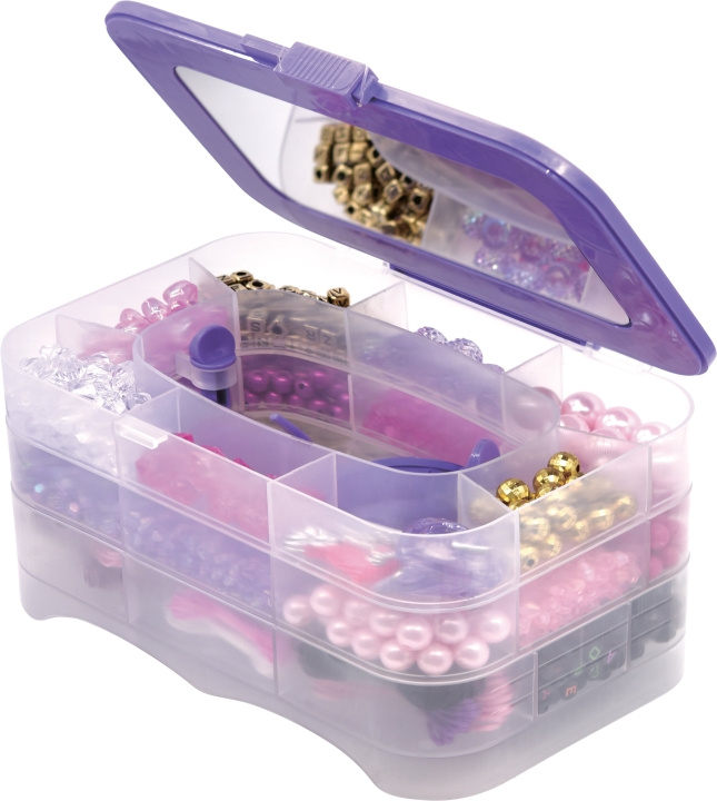 Real UniQ Smykkeskrin med 1200 perler - (30516) i gruppen LEGETØJ, BØRN & BABY / Legetøj / Hobbyartikler hos TP E-commerce Nordic AB (D24327)