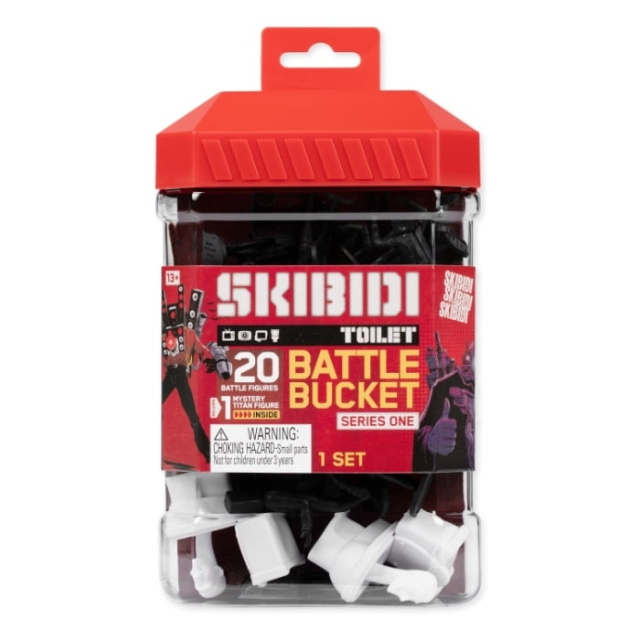 Skibidi Toilet Battle Bucket - (1350) i gruppen LEGETØJ, BØRN & BABY / Legetøj / Legesæt hos TP E-commerce Nordic AB (D24334)