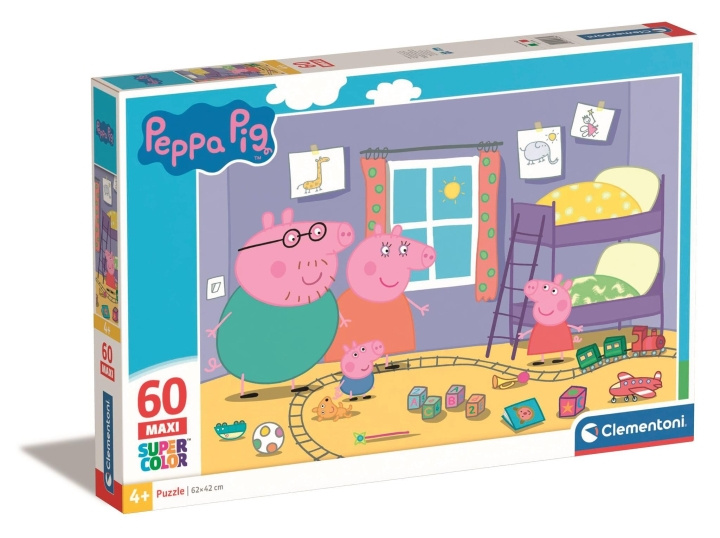 Clementoni Puslespil Maxi, Peppa Pig - (I-26438) i gruppen LEGETØJ, BØRN & BABY / Legetøj / børns puslespil hos TP E-commerce Nordic AB (D24351)