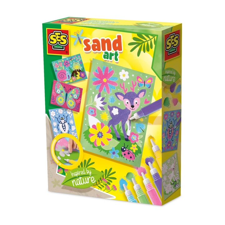 SES Creative Sandkunst - inspireret af naturen - (S14037) i gruppen LEGETØJ, BØRN & BABY / Legetøj / Hobbyartikler hos TP E-commerce Nordic AB (D24395)