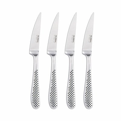 GLOBAL Stegekniv - Smedet 4-delt sæt i gruppen HJEM, HUS & HAVE / Køkkenredskaber / Køkkenknive & Knivslibemaskiner hos TP E-commerce Nordic AB (D24432)