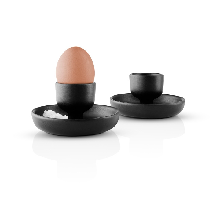 Eva Solo Nordisk køkken Æggebæger - Sort - 2 stk. H6 cm x 11 cm i gruppen HJEM, HUS & HAVE / Køkkenredskaber / Øvrige køkkenredskaber hos TP E-commerce Nordic AB (D24475)