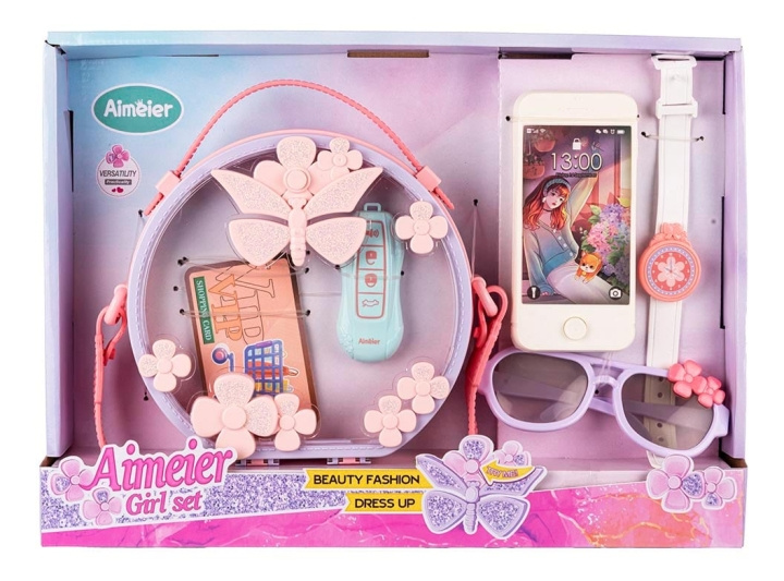 4-Girlz Taske med telefon (63284) i gruppen LEGETØJ, BØRN & BABY / Rejse / Børnetasker hos TP E-commerce Nordic AB (D24508)