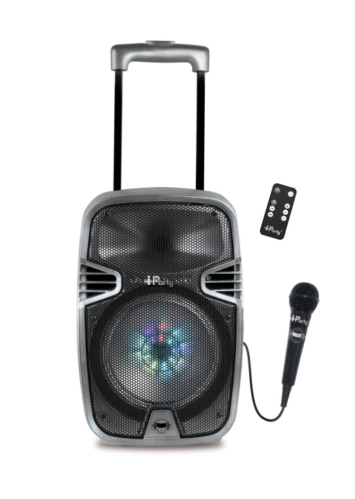 Lexibook Trolley Bluetooth® Karaoke Audio System 8\'\' med lys og mikrofon (K8250) i gruppen HJEMMEELEKTRONIK / Lyd & billede / Håndholdte mikrofoner hos TP E-commerce Nordic AB (D24543)
