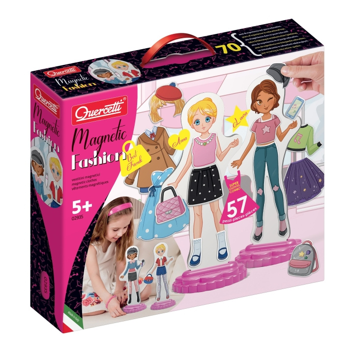 Quercetti Magnetic Fashion Best Friends - (QU-2935) i gruppen LEGETØJ, BØRN & BABY / Legetøj / Hobbyartikler hos TP E-commerce Nordic AB (D24559)
