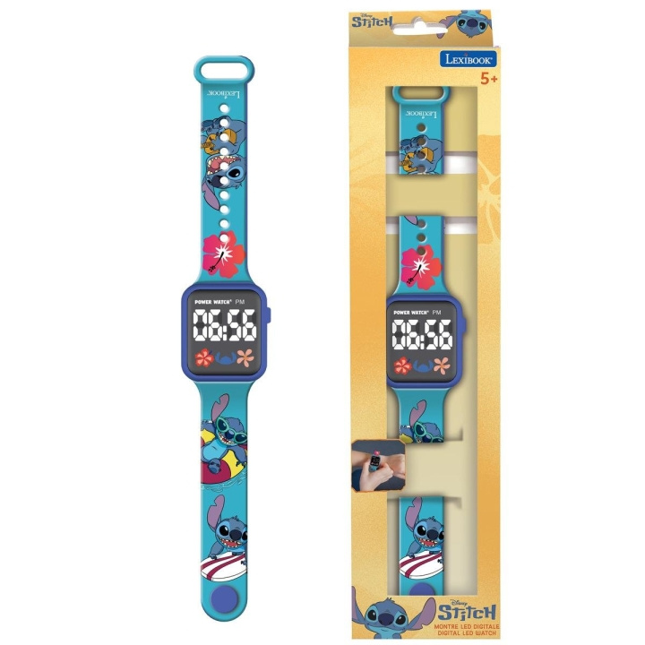 Lexibook Stitch LED digitalur (DMW060D) i gruppen SPORT, FRITID & HOBBY / Accessories / Ure hos TP E-commerce Nordic AB (D24562)
