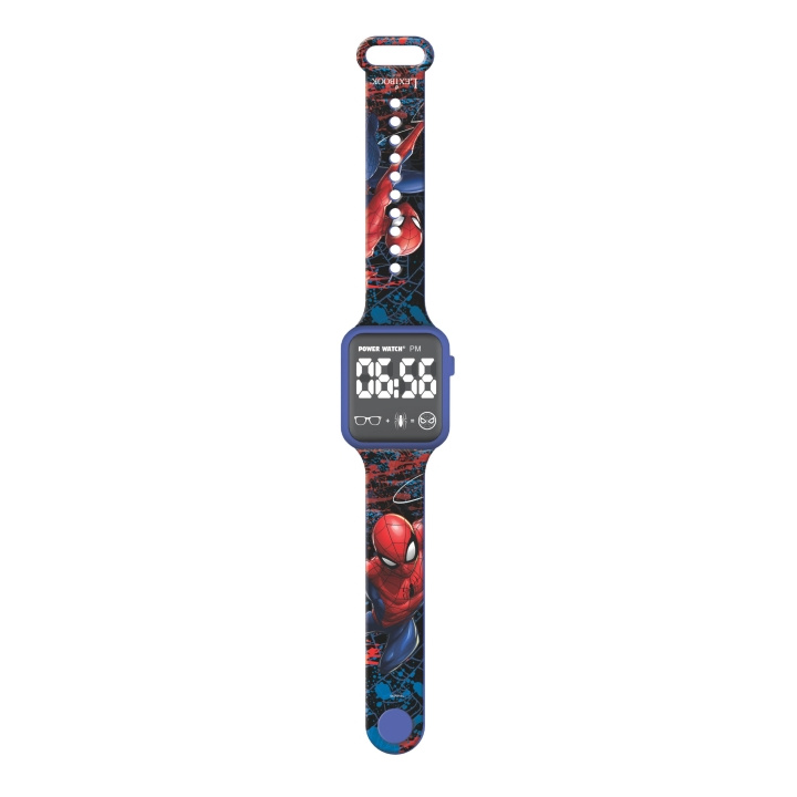 Lexibook Spider-Man LED digitalur (DMW060SP) i gruppen SPORT, FRITID & HOBBY / Accessories / Ure hos TP E-commerce Nordic AB (D24565)