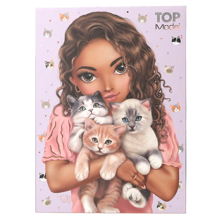 TOPModel Brevsæt CAT LOVE - blød lilla i gruppen LEGETØJ, BØRN & BABY / Legetøj / Hobbyartikler hos TP E-commerce Nordic AB (D24569)