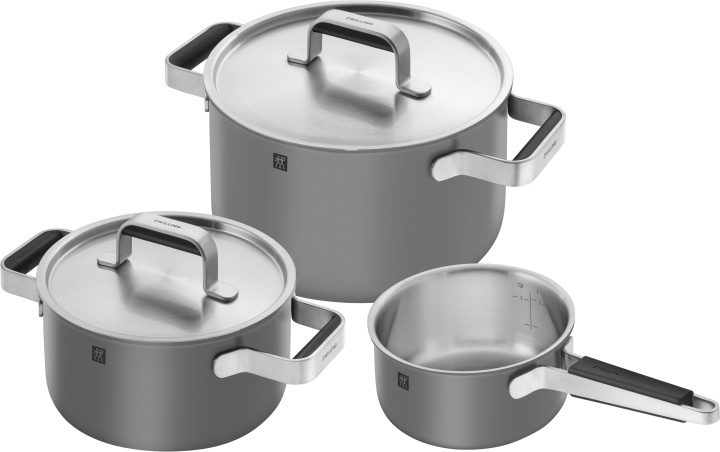 Zwilling Pure gryde- og pandesæt - Grå - 3 dele i gruppen HJEM, HUS & HAVE / Køkkenredskaber / Stegepander hos TP E-commerce Nordic AB (D24613)
