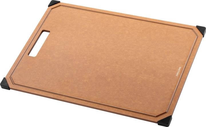 Zwilling Skærebræt - Brun-sort - 42 cm x 30 cm i gruppen HJEM, HUS & HAVE / Køkkenredskaber / Skærebrætter hos TP E-commerce Nordic AB (D24618)