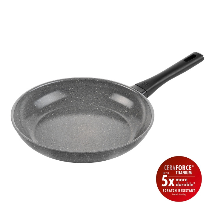 Zwilling Terreno Plus keramisk stegepande - grå - 28 cm i gruppen HJEM, HUS & HAVE / Køkkenredskaber / Stegepander hos TP E-commerce Nordic AB (D24621)