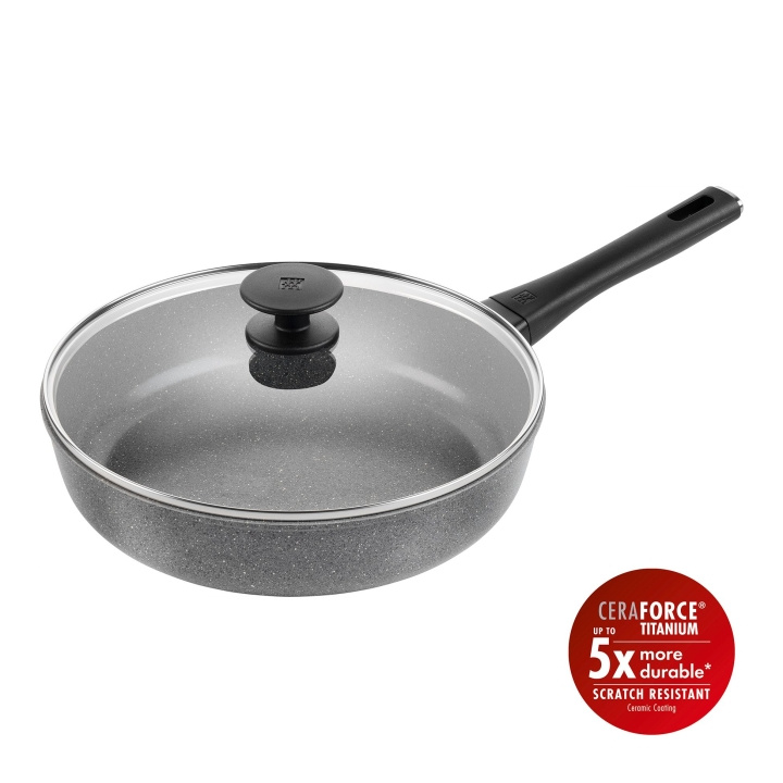 Zwilling Terreno Plus keramisk sauterpande - grå - 28 cm i gruppen HJEM, HUS & HAVE / Køkkenredskaber / Stegepander hos TP E-commerce Nordic AB (D24623)