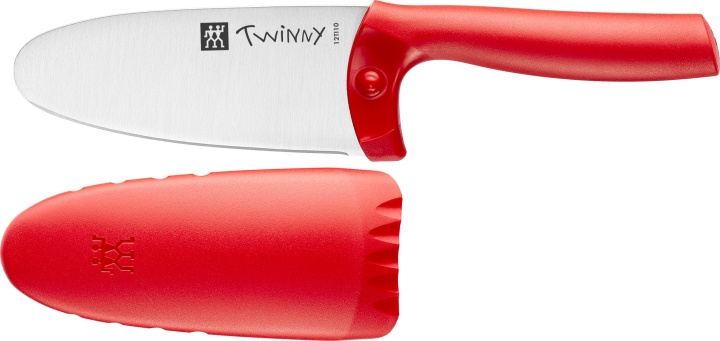 Zwilling Twinny kokkekniv til børn - rød - 10 cm i gruppen HJEM, HUS & HAVE / Køkkenredskaber / Køkkenknive & Knivslibemaskiner hos TP E-commerce Nordic AB (D24644)