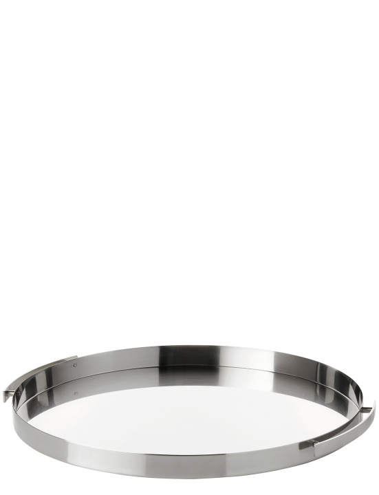 Stelton Arne Jacobsen Cylinda Serving Tray Ø33.5 cm (Steel) i gruppen HJEM, HUS & HAVE / Køkkenredskaber / Øvrige køkkenredskaber hos TP E-commerce Nordic AB (D24653)