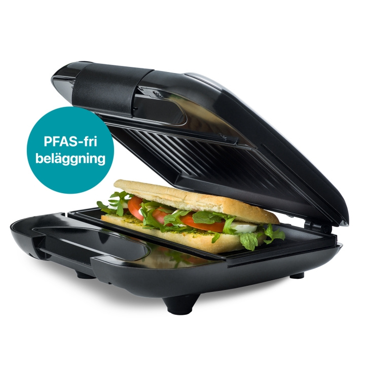 Champion Smörgåsgrill Multi Health 22x12cm 750W SG400 Svart i gruppen HJEM, HUS & HAVE / Husholdningsapparater / Brødristere & Sandwich Makers / Bordgrill & Raclette hos TP E-commerce Nordic AB (D24732)