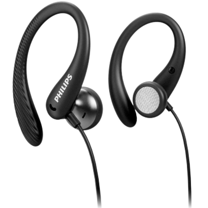 Philips Hörlurar In-Ear Sport IPX2 Kabel Svart i gruppen HJEMMEELEKTRONIK / Lyd & billede / Hovedtelefoner & Tilbehør / Hovedtelefoner hos TP E-commerce Nordic AB (D24745)