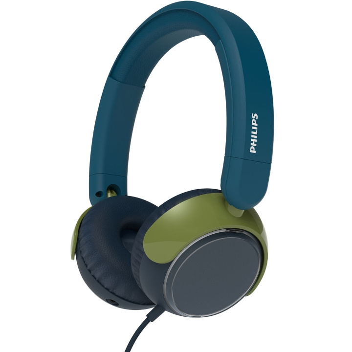 Philips Hörlurar On-Ear Barn Volymbegränsning 85dB Kabel Blågrön kristall i gruppen HJEMMEELEKTRONIK / Lyd & billede / Hovedtelefoner & Tilbehør / Hovedtelefoner hos TP E-commerce Nordic AB (D24749)