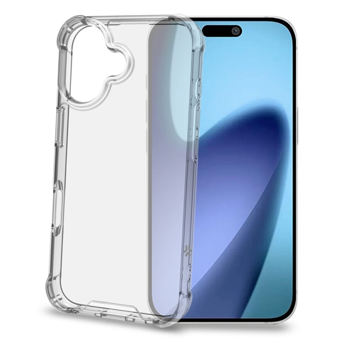 Celly Armor Stöttåligt skal iPhone 17 Transparent i gruppen SMARTPHONES & TABLETS / Mobil Beskyttelse / Apple / iPhone 17 hos TP E-commerce Nordic AB (D24759)