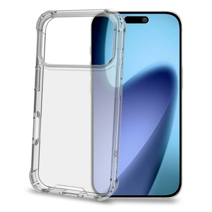 Celly Armor Stöttåligt skal iPhone 17 Pro Transparent i gruppen SMARTPHONES & TABLETS / Mobil Beskyttelse / Apple / iPhone 17 hos TP E-commerce Nordic AB (D24760)