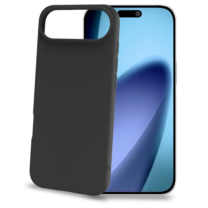 Celly Cromo Soft rubber case iPhone Air Svart i gruppen SMARTPHONES & TABLETS / Mobil Beskyttelse / Apple / iPhone Air hos TP E-commerce Nordic AB (D24765)