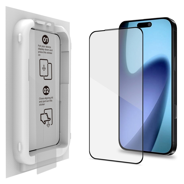 Celly Glasskit Skärmskydd Härdat glas + applikator iPhone 17 i gruppen SMARTPHONES & TABLETS / Mobil Beskyttelse / Apple / iPhone 17 hos TP E-commerce Nordic AB (D24788)