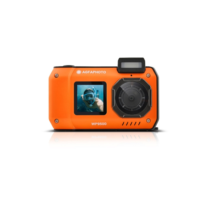 Agfa Digitalt Kamera WP9500 CMOS WP Fuld HD Orange i gruppen HJEMMEELEKTRONIK / Foto og video / Kamera hos TP E-commerce Nordic AB (D24863)