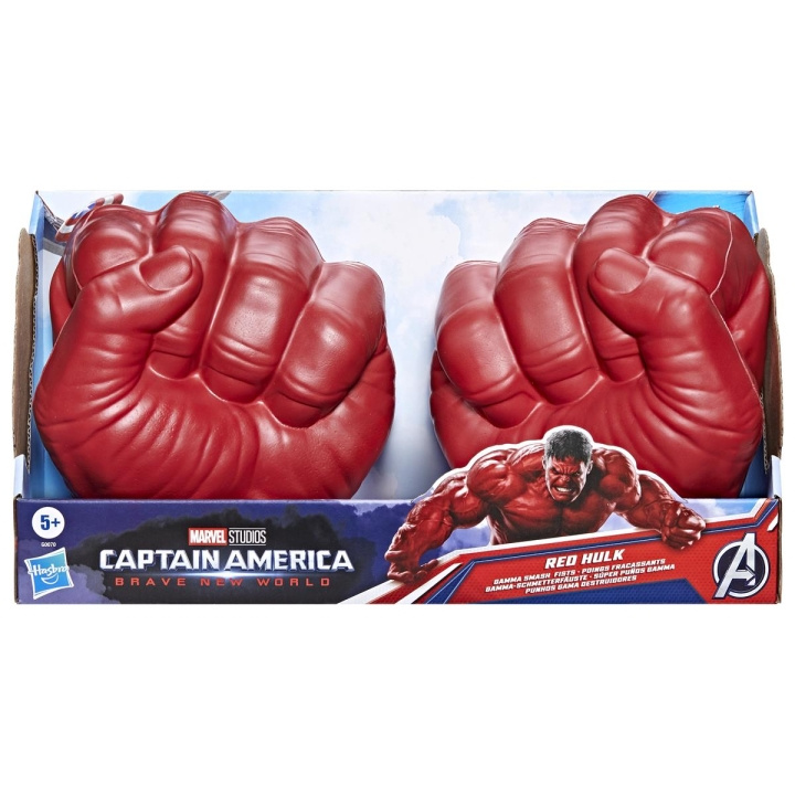 Marvel Avengers Captain America NWO, Red Hulk Smash Fists Gamma i gruppen LEGETØJ, BØRN & BABY / Legetøj / Action spil hos TP E-commerce Nordic AB (D24872)