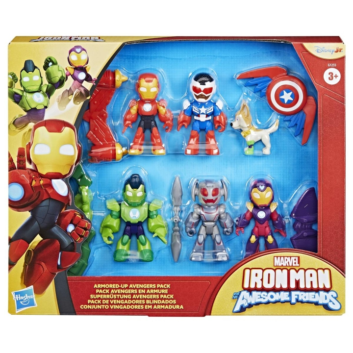 Marvel Iron Man And His Awesome Friends Armored-Up Avengers Pack i gruppen LEGETØJ, BØRN & BABY / Legetøj / Figurer, miniaturer og tilbehør hos TP E-commerce Nordic AB (D24876)