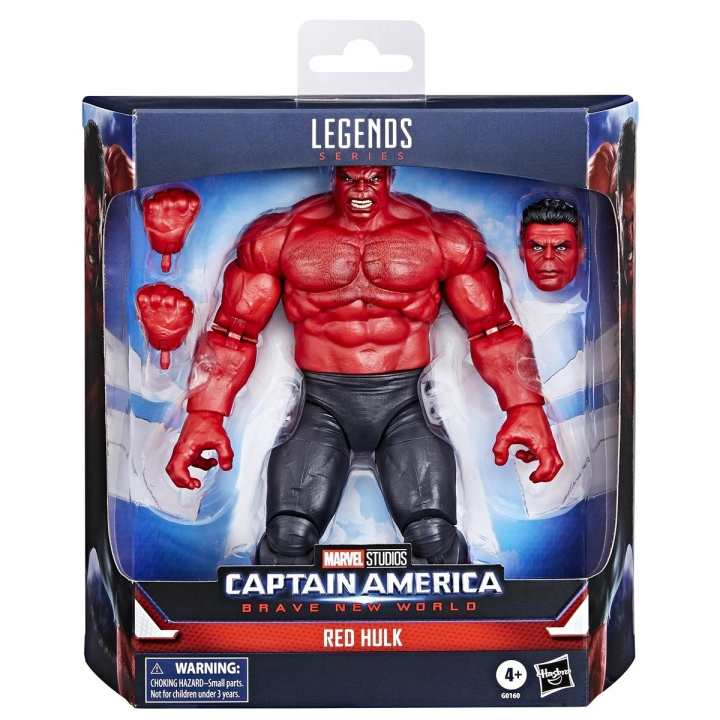 Marvel Legends Series Deluxe Captain America BNW, Red Hulk i gruppen LEGETØJ, BØRN & BABY / Legetøj / Figurer, miniaturer og tilbehør hos TP E-commerce Nordic AB (D24880)
