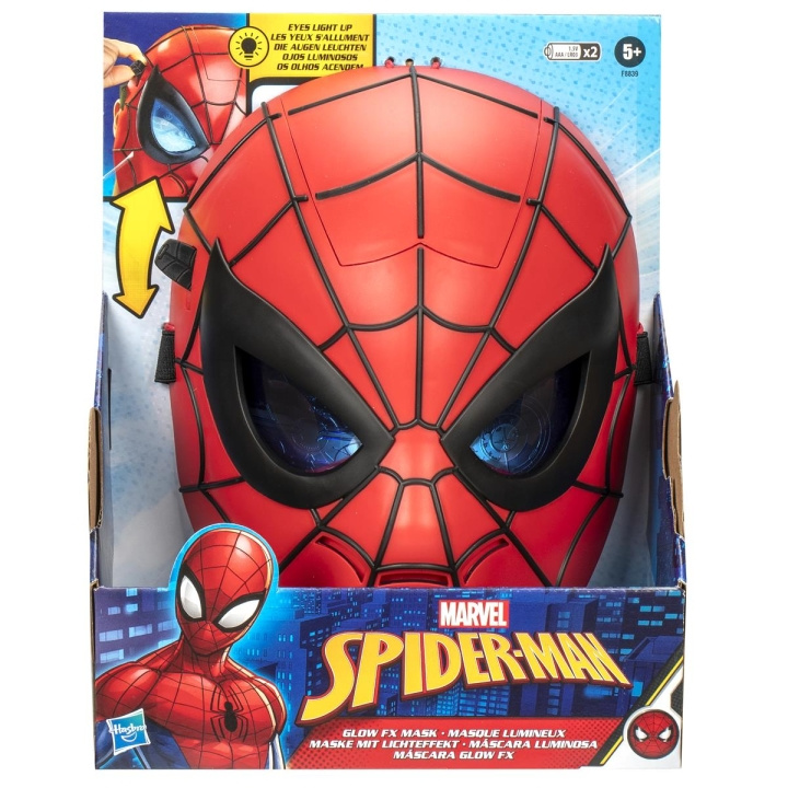 Marvel Maske Spider-Man Glow FX i gruppen LEGETØJ, BØRN & BABY / Legetøj / Udklædning hos TP E-commerce Nordic AB (D24885)