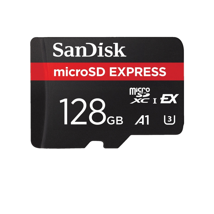 SanDisk Microsd Card Express 880MB/s U3 C10 128GB i gruppen HJEMMEELEKTRONIK / Lagringsmedier / Hukommelseskort / SD/SDHC/SDXC hos TP E-commerce Nordic AB (D24887)