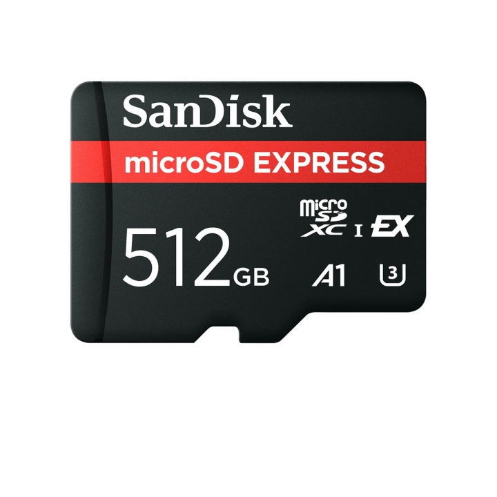SanDisk Microsd Card Express 880MB/s U3 C10 512GB i gruppen HJEMMEELEKTRONIK / Lagringsmedier / Hukommelseskort / SD/SDHC/SDXC hos TP E-commerce Nordic AB (D24889)