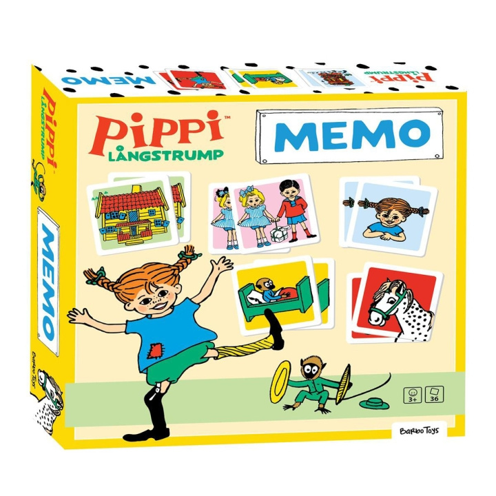 ASTRID LINDGREN Spil Memo i gruppen LEGETØJ, BØRN & BABY / Spil / Brætspil hos TP E-commerce Nordic AB (D24893)