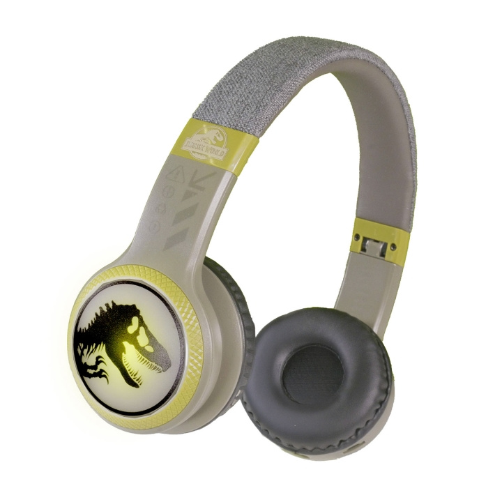 Jurassic World Hovedtelefon T-rex Trådløs LED On-Ear i gruppen HJEMMEELEKTRONIK / Lyd & billede / Hovedtelefoner & Tilbehør / Hovedtelefoner hos TP E-commerce Nordic AB (D24900)