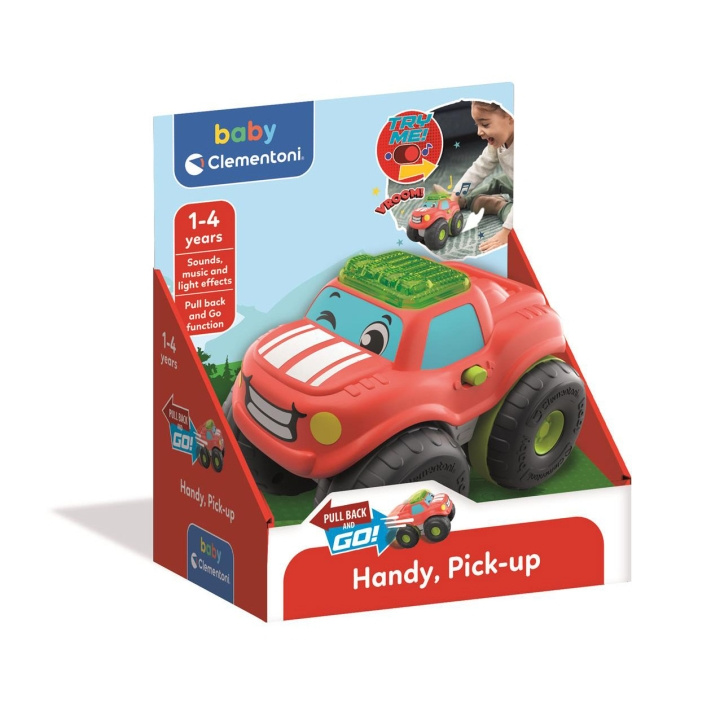 Clementoni Stunt Wheels Pullback Car Pick Up i gruppen LEGETØJ, BØRN & BABY / Legetøj / Legetøjsbiler hos TP E-commerce Nordic AB (D24904)