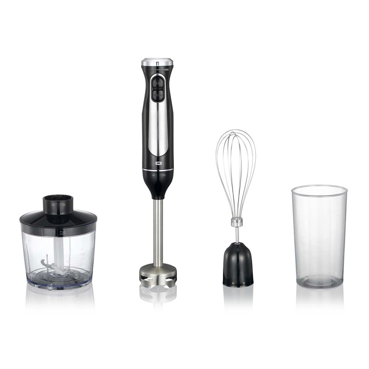 MELISSA Stavmixer med hakker og piskeris 600W sort/rustfrit stål i gruppen HJEM, HUS & HAVE / Husholdningsapparater / Foodprocessor og køkkenassistenter / Stavblender hos TP E-commerce Nordic AB (D25002)