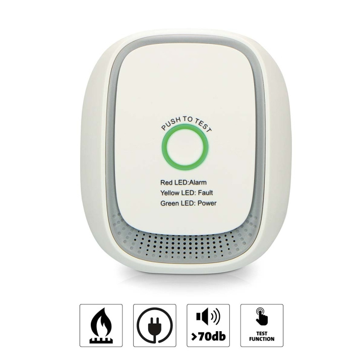 Alecto Gasdetektor til metan i gruppen HJEM, HUS & HAVE / Alarm, Sikkerhed & Overvågning / Brand, røg, gas / Røgalarmer hos TP E-commerce Nordic AB (D25009)