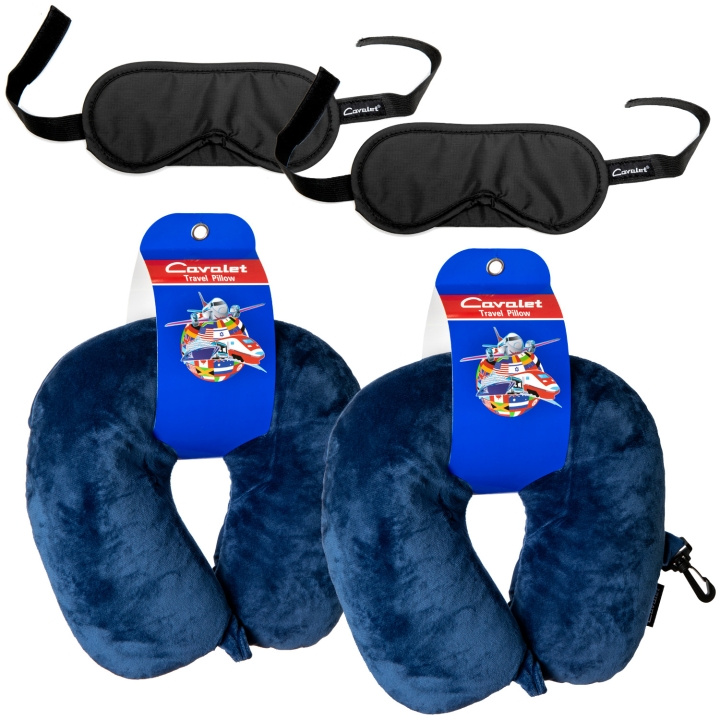Cavalet Resekit 2 (2st Sovmasker, 2st Nackkuddar) i gruppen SPORT, FRITID & HOBBY / Rejsetilbehør / Andet hos TP E-commerce Nordic AB (D25035)