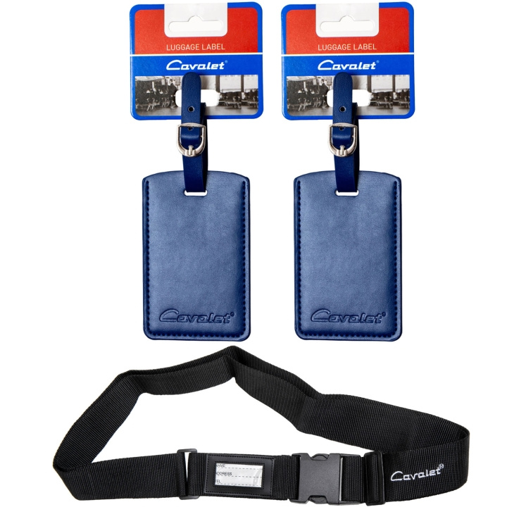 Cavalet Resekit 9 (Bagagerem, 2st Bagagetag Blå) i gruppen SPORT, FRITID & HOBBY / Rejsetilbehør / Andet hos TP E-commerce Nordic AB (D25042)
