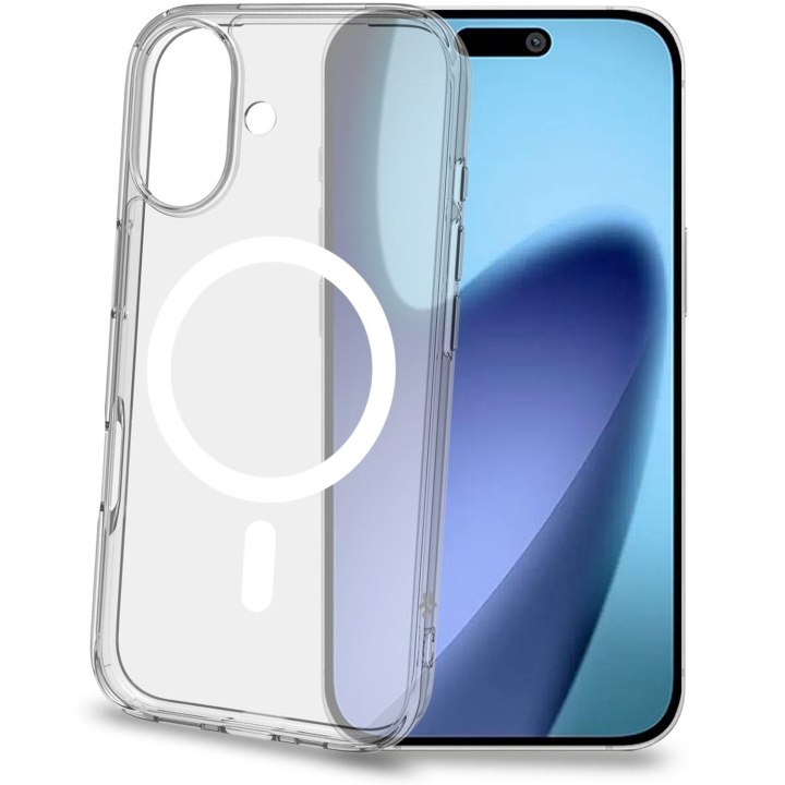 Celly Gelskinmag TPU Cover MagSafe-kompatibelt iPhone 17 Transparent i gruppen SMARTPHONES & TABLETS / Mobil Beskyttelse / Apple / iPhone 17 hos TP E-commerce Nordic AB (D25057)