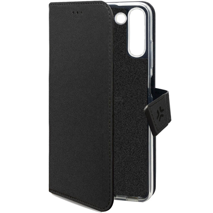 Celly Wally Wallet Case Galaxy A17 5G/4G Svart i gruppen SMARTPHONES & TABLETS / Mobil Beskyttelse / Samsung hos TP E-commerce Nordic AB (D25069)