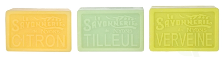 La Savonnerie De Nyons Soap Bar Set 300 g 3x100gr Green i gruppen SKØNHED & HELSE / Hudpleje / Kropspleje / Duft sæbe hos TP E-commerce Nordic AB (D25212)