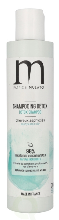Patrice Mulato P. Mulato Detox Shampoo 200 ml i gruppen SKØNHED & HELSE / Hår og styling / Hårpleje / Shampoo hos TP E-commerce Nordic AB (D25229)