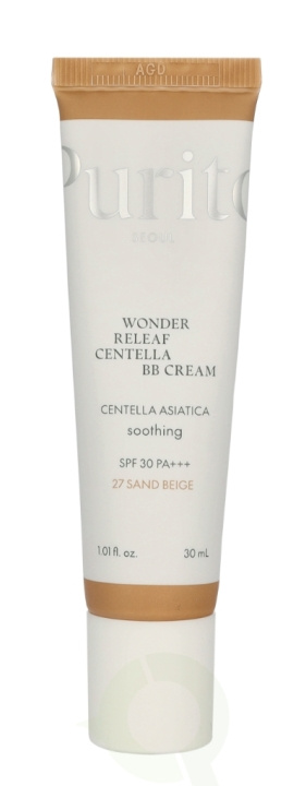 Purito Seoul Wonder Releaf Centella BB Cream SPF30 PA+++ 30 ml #27 Sand Beige i gruppen SKØNHED & HELSE / Hudpleje / Tanning / Solbeskyttelse hos TP E-commerce Nordic AB (D25307)
