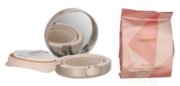 Heimish Artless Perfect Cushion SPF50+ PA+++ 26 g No.23 Natural Beige - 2 x 13 gr i gruppen SKØNHED & HELSE / Hudpleje / Tanning / Solbeskyttelse hos TP E-commerce Nordic AB (D25333)