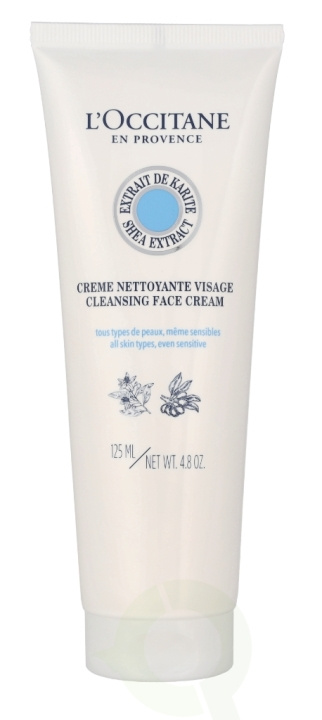 L\'Occitane Shea Cleansing Face Cream 125 ml All Skin Types, Even Sensitive i gruppen SKØNHED & HELSE / Hudpleje / Ansigt / Hudserum hos TP E-commerce Nordic AB (D25385)