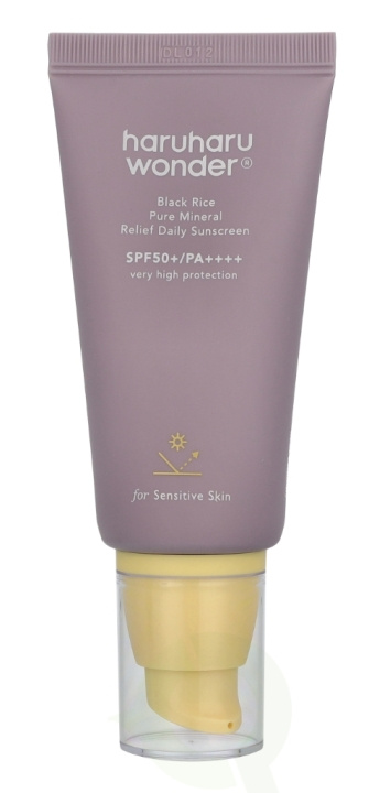 Haruharu Wonder Black Rice Pure Mineral Sunscreen SPF50 50 ml i gruppen SKØNHED & HELSE / Hudpleje / Tanning / Solbeskyttelse hos TP E-commerce Nordic AB (D25400)