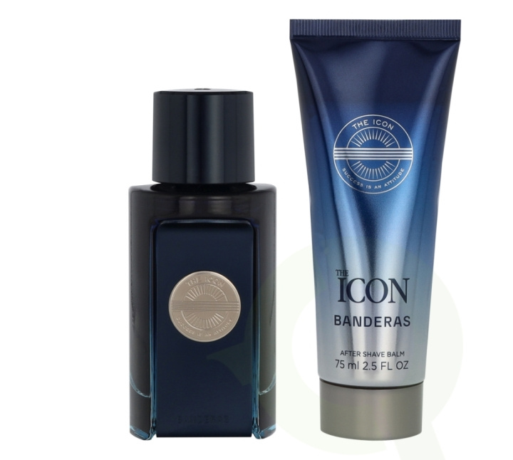 Antonio Banderas A. Banderas The Icon Giftset 125 ml Edt Spray 50 ml/After Shave Balm 75 ml i gruppen SKØNHED & HELSE / Duft & Parfume / Parfume / Parfume kasser hos TP E-commerce Nordic AB (D25420)