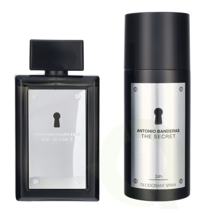Antonio Banderas A. Banderas The Secret Giftset 250 ml Edt Spray 100 ml/Deo Spray 150 ml i gruppen SKØNHED & HELSE / Duft & Parfume / Parfume / Parfume kasser hos TP E-commerce Nordic AB (D25422)
